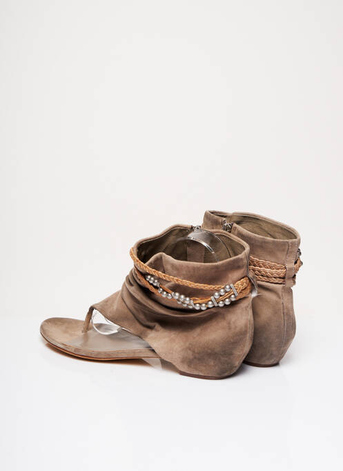 Șlapi bej ASH femeie