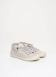 Adidași platformă platformă gri PALLADIUM fată