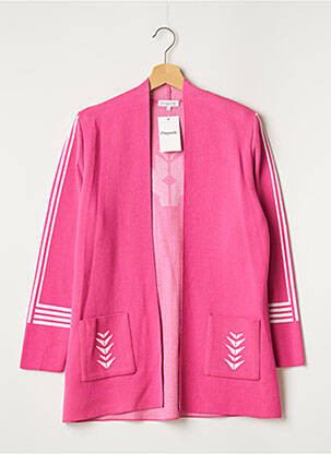 Vestă cu mâneci lungi roz PAUPORTÉ femeie