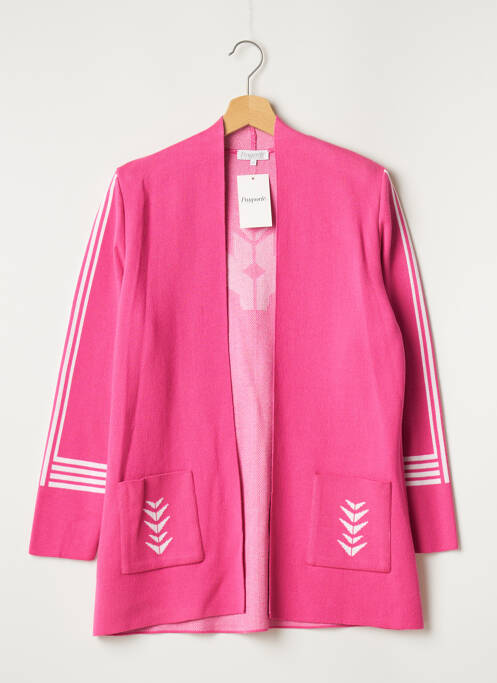 Vestă cu mâneci lungi roz PAUPORTÉ femeie