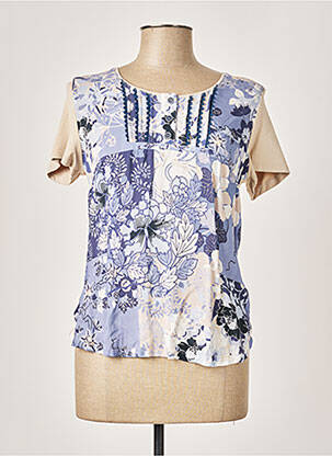 Tricou albastru PAUPORTÉ femeie