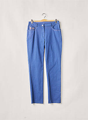 Pantalon slim albastru WEINBERG femeie