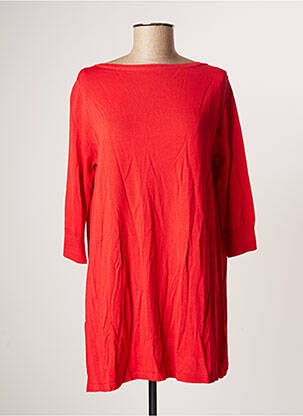 Pulover tunică roșu FRACOMINA femeie