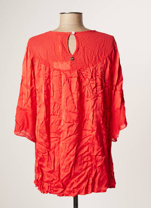 Tunică mâneci scurte roșu FRACOMINA femeie
