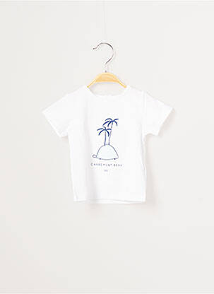 Tricou alb CARREMENT BEAU băiat