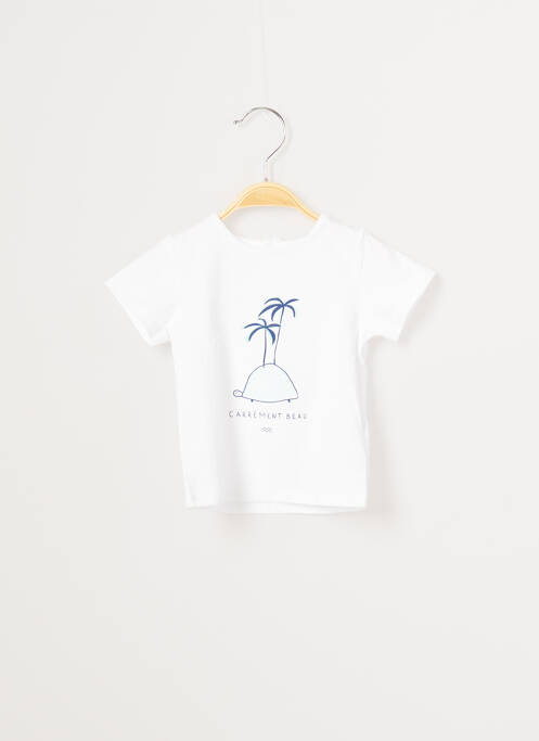 Tricou alb CARREMENT BEAU băiat