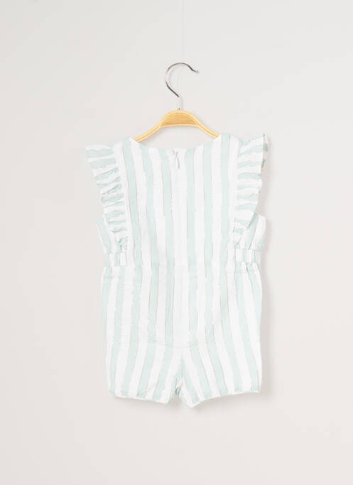 Salopetă scurtă alb CARREMENT BEAU fată