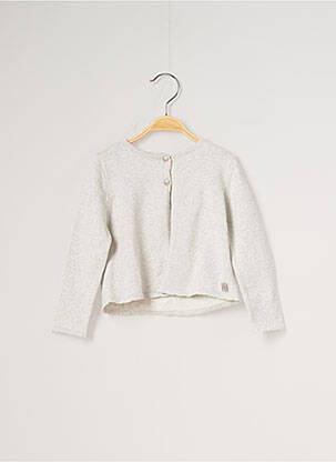 Vestă cu mâneci lungi gri CARREMENT BEAU fată