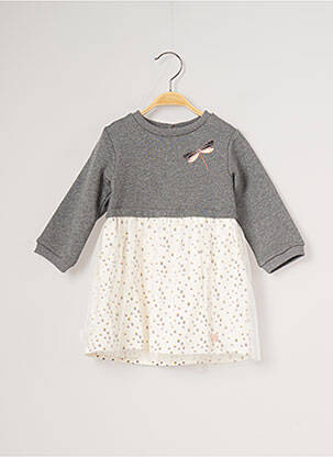 Rochie scurtă gri CARREMENT BEAU fată