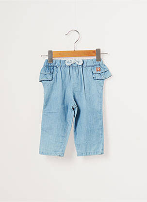 Pantalon drept albastru CARREMENT BEAU fată