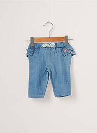 Pantalon drept talie elastică talie elastică albastru CARREMENT BEAU fille