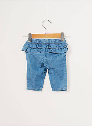 Pantalon drept talie elastică talie elastică albastru CARREMENT BEAU fată