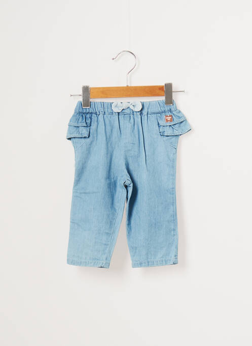 Pantalon drept albastru CARREMENT BEAU fată