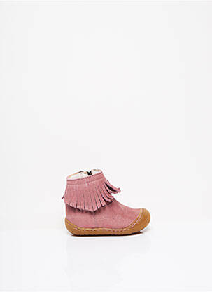 Botine/ghete material neted platformă roz BELLAMY fată