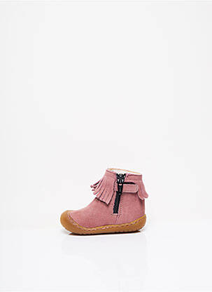 Botine/ghete material neted platformă roz BELLAMY fată