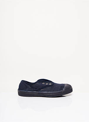 Adidași material neted platformă albastru BENSIMON fată