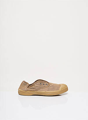 Slip-on-uri vârf rotund vârf rotund bej BENSIMON fată