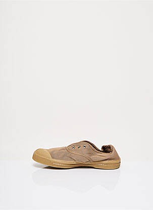 Slip-on-uri vârf rotund vârf rotund bej BENSIMON fată