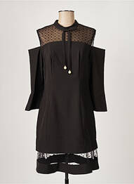 Rochie midi mâneci 3/4 mâneci 3/4 negru PAUL BRIAL femeie
