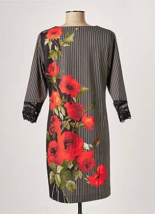 Rochie midi mâneci 3/4 mâneci 3/4 negru PAUL BRIAL femeie