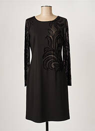 Rochie midi mâneci lungi mâneci lungi negru PAUL BRIAL femeie