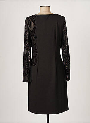 Rochie midi mâneci lungi mâneci lungi negru PAUL BRIAL femeie