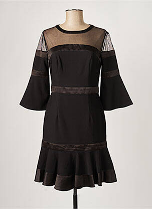 Rochie midi mâneci 3/4 mâneci 3/4 negru PAUL BRIAL femeie