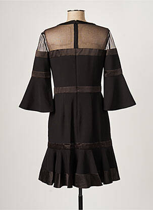 Rochie midi mâneci 3/4 mâneci 3/4 negru PAUL BRIAL femeie