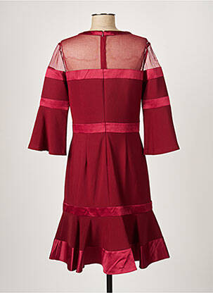 Rochie midi mâneci 3/4 mâneci 3/4 roșu PAUL BRIAL femeie
