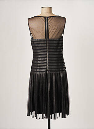 Rochie midi fără mâneci fără mâneci negru PAUL BRIAL femeie