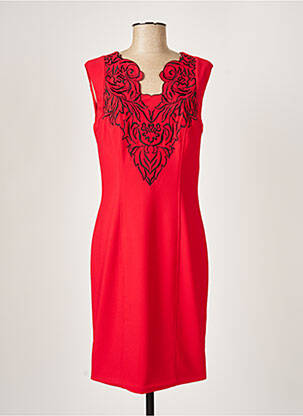 Rochie midi roșu PAUL BRIAL femeie