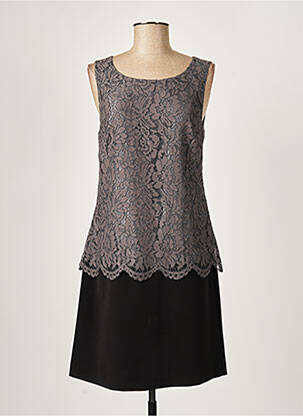 Rochie midi gri PAUL BRIAL femeie