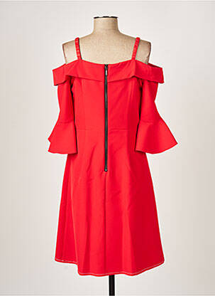 Rochie midi mâneci 3/4 mâneci 3/4 roșu PAUL BRIAL femeie