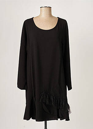 Rochie midi mâneci lungi mâneci lungi negru G!OZE femeie