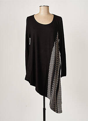 Tunică mâneci lungi negru G!OZE femeie