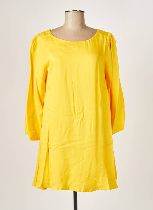 Rochie scurtă galben PAUL BRIAL femeie