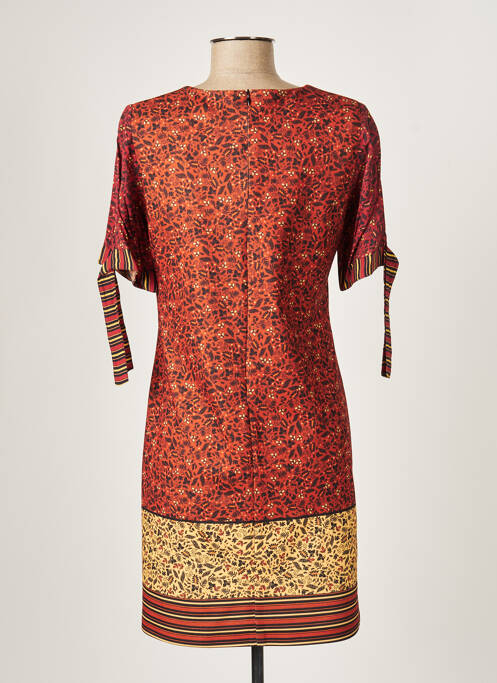 Rochie midi maro PAUL BRIAL femeie