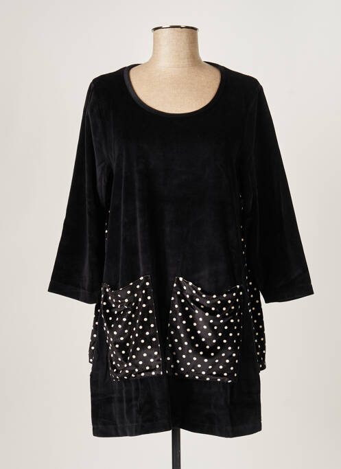 Tunică mâneci lungi negru G!OZE femeie