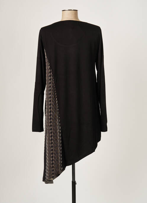 Tunică mâneci lungi negru G!OZE femeie