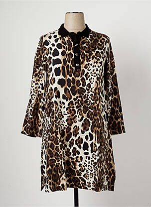 Rochie midi maro G!OZE femeie