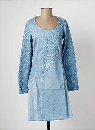 Rochie midi albastru MALOKA femeie