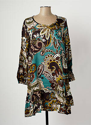 Rochie midi maro G!OZE femeie