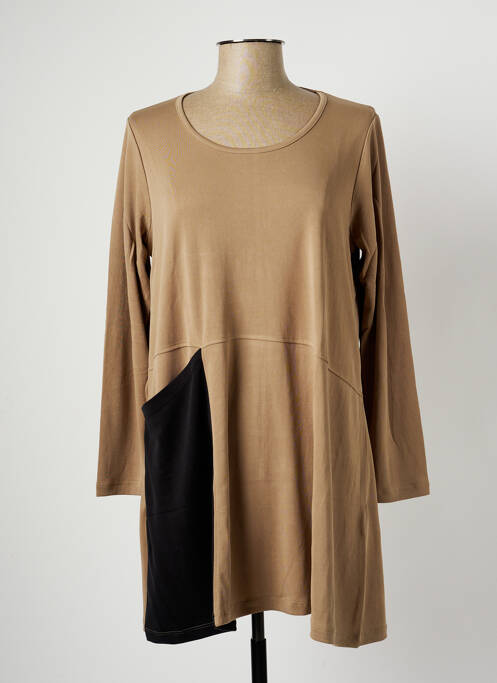 Rochie scurtă maro G!OZE femeie