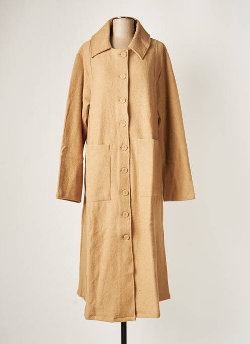 Palton lung bej G!OZE femeie