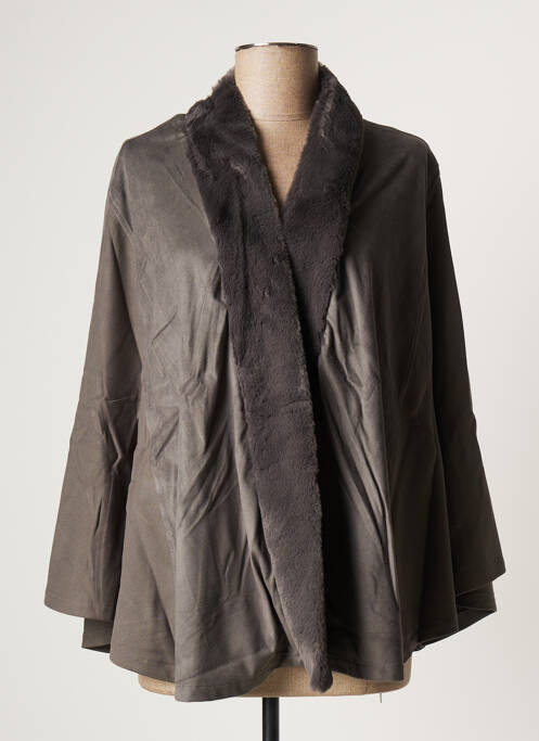 Vestă cu mâneci lungi gri MALOKA femeie