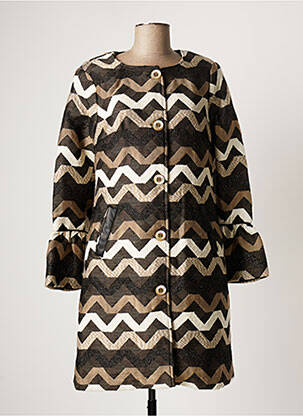 Palton lung maro PAUL BRIAL femeie