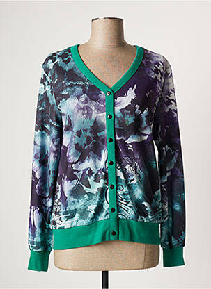 Vestă cu mâneci lungi verde PAUL BRIAL femeie