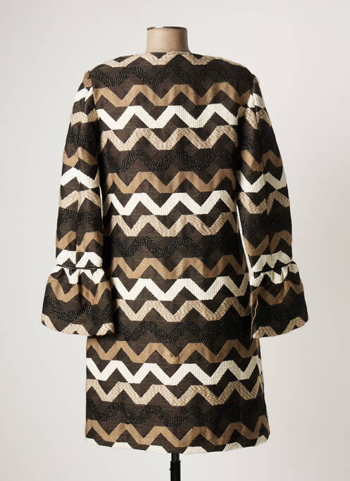 Palton lung maro PAUL BRIAL femeie