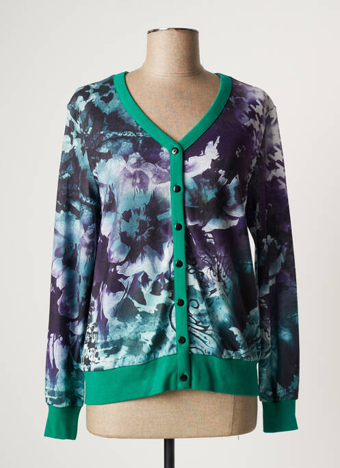 Vestă cu mâneci lungi verde PAUL BRIAL femeie