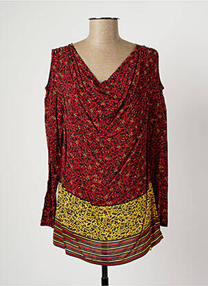 Tunică mâneci lungi roșu PAUL BRIAL femeie